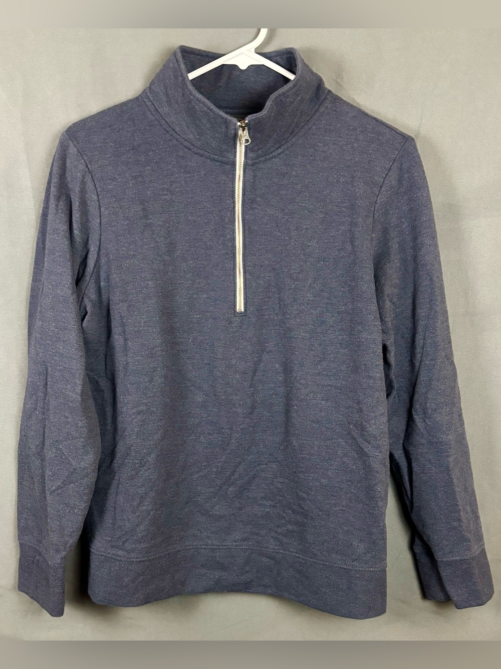 Eddie Bauer Women's Navy Quarter-Zip Pullover Sweater